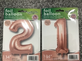 Large Numbered Balloon Individually £11